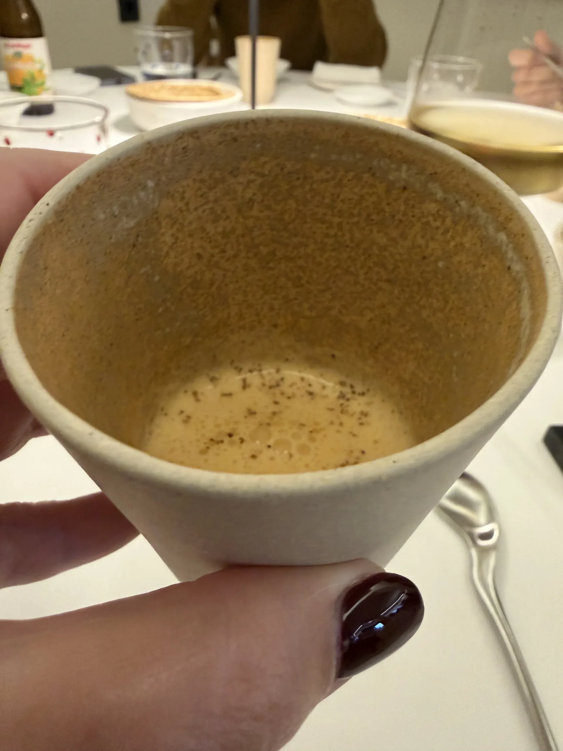 4 Caldo cremoso al allipebre