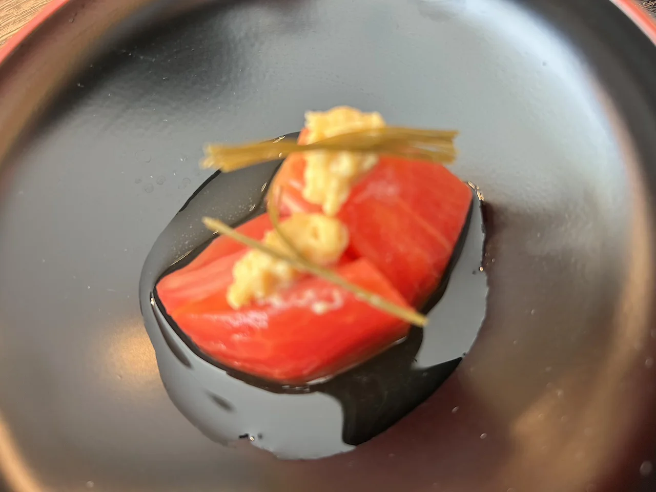 Ohitashi de tomate